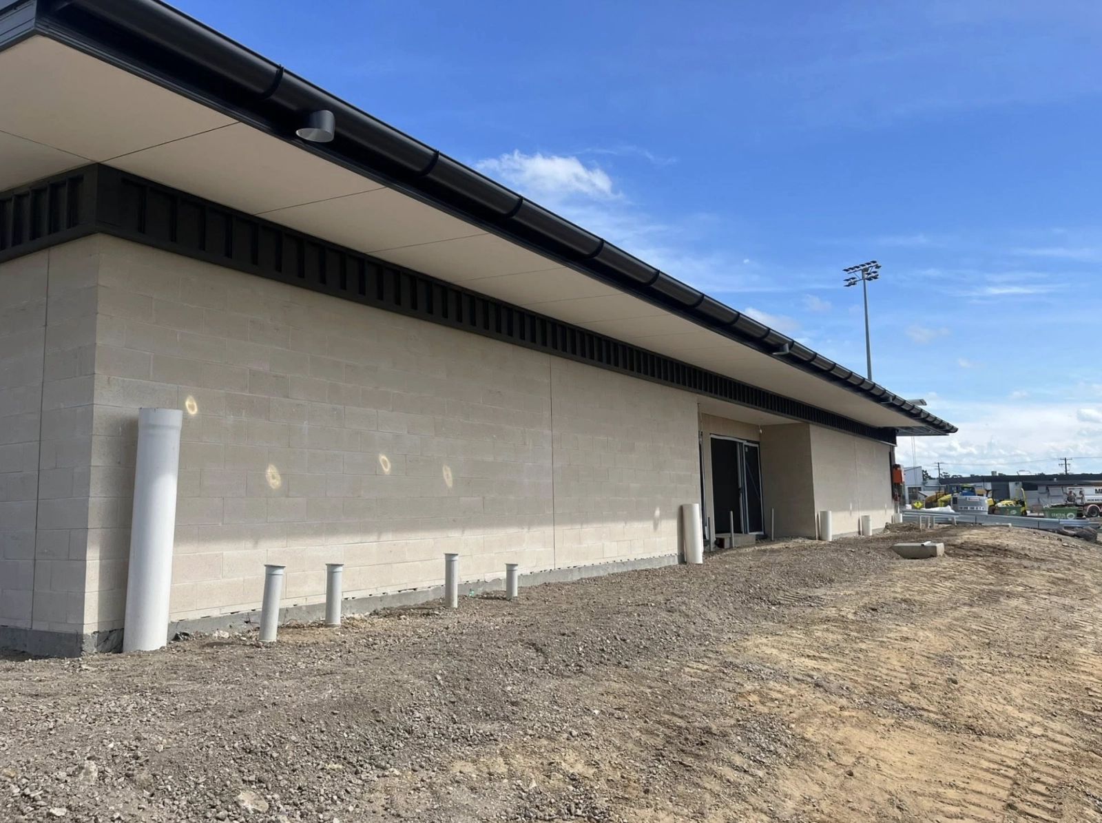 Commercial new build with stormwater works